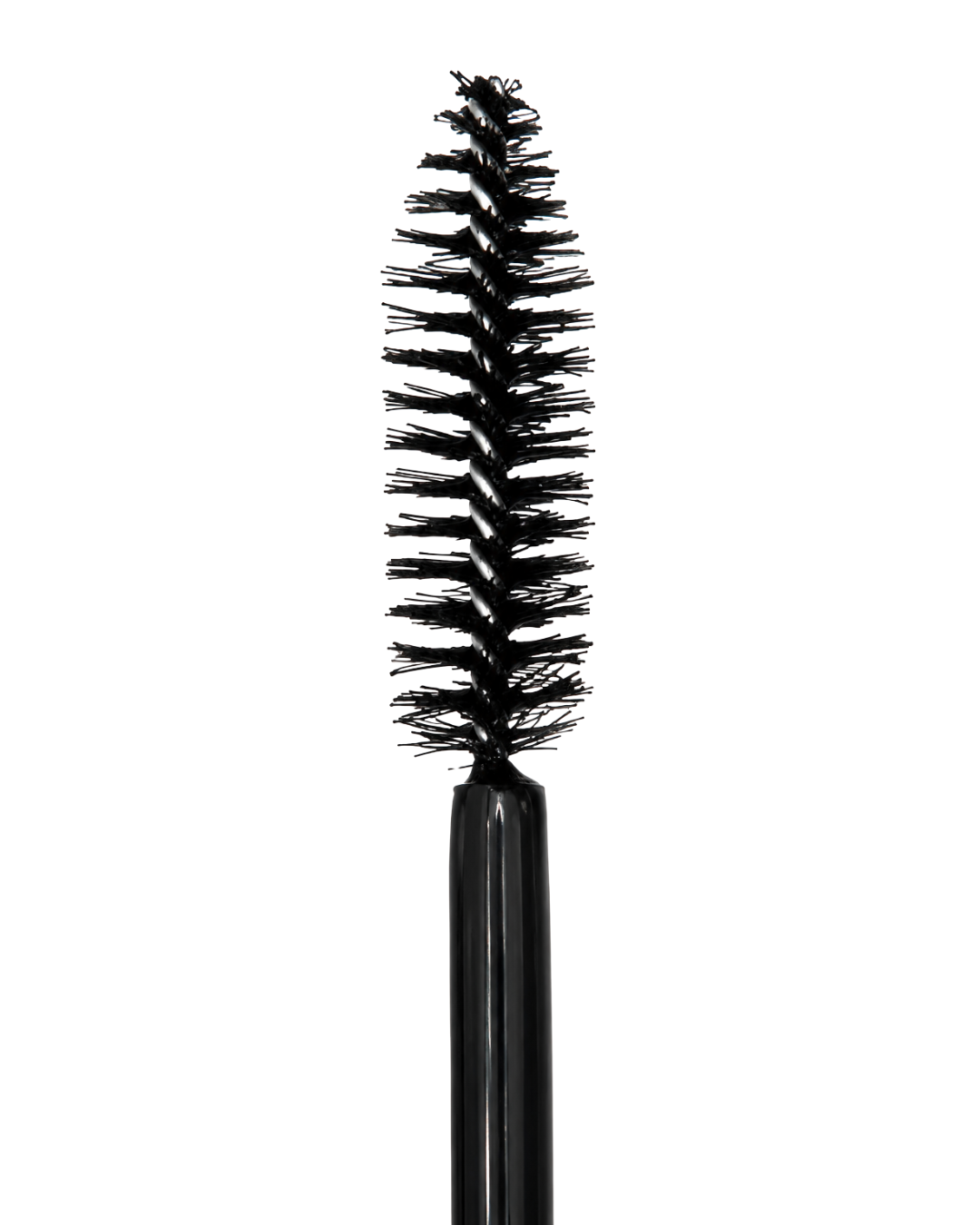 Close-up of the Colossal Curl Mascara brush and individual bristles