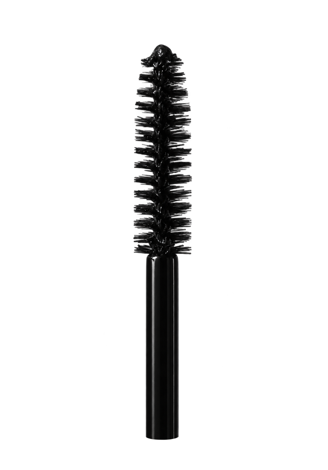 The fine bristles of the Continuous Curl Mascara brush, shown up close