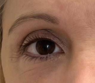 Jennifer K.'s eye after eight weeks using Long Lash Growth Serum